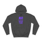 No Kings Purple Crown Unisex College Hoodie