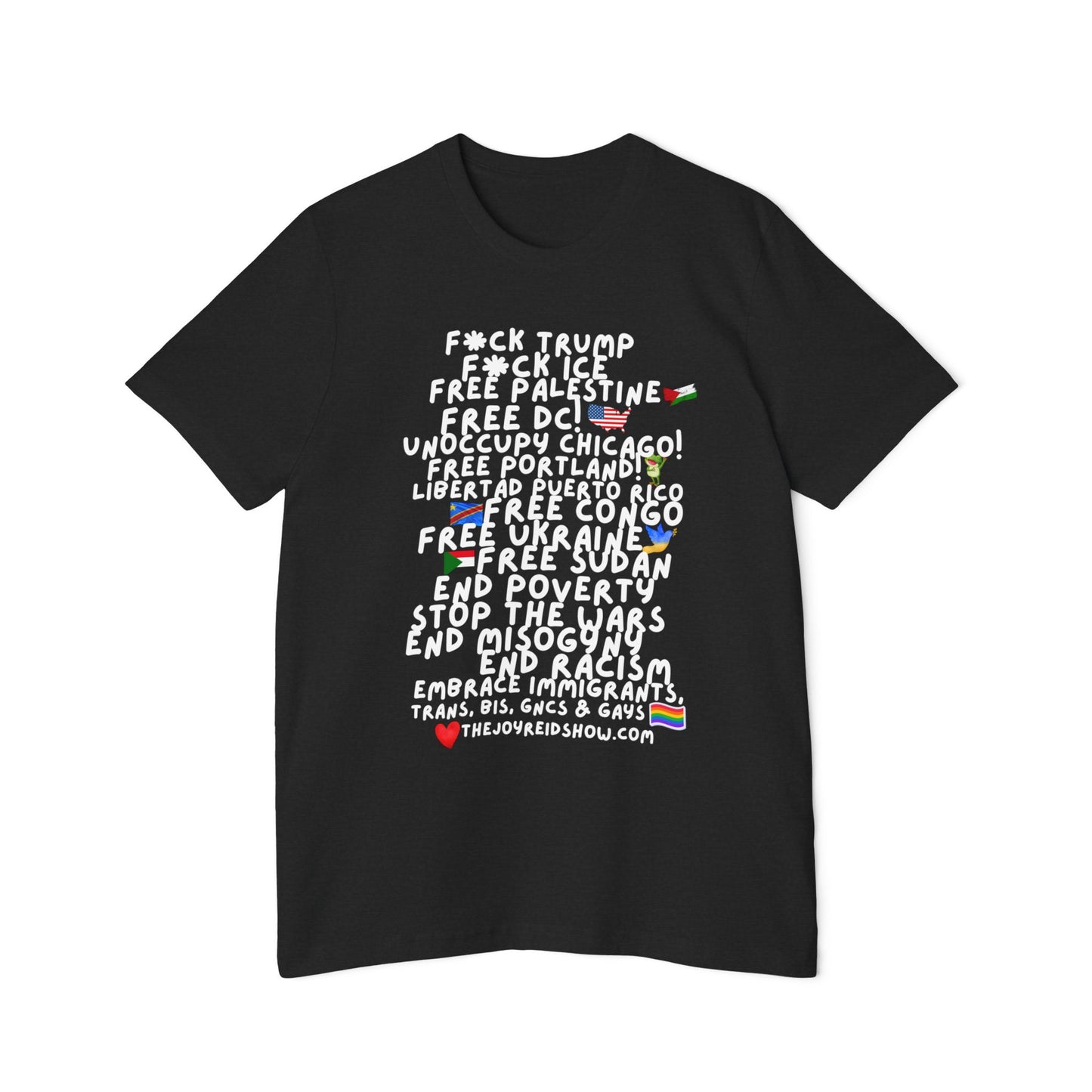 USA-Made Unisex Graphic T-Shirt: Empower Change, Social Justice, Activism, Protest Wear, Comfortable Cotton Tee