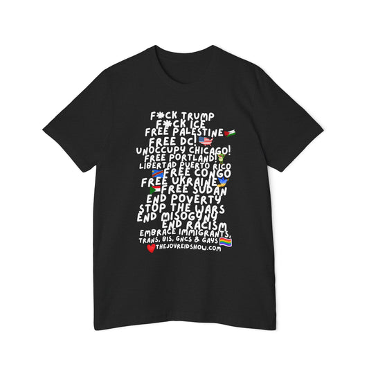 USA-Made Unisex Graphic T-Shirt: Empower Change, Social Justice, Activism, Protest Wear, Comfortable Cotton Tee
