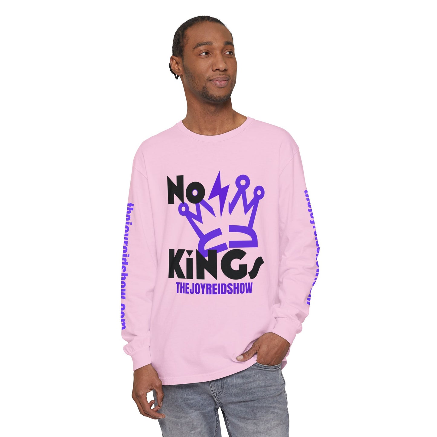 NO KINGS TJRS Unisex Tee-dyed Long Sleeve T-Shirt