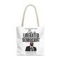 Liberated Democrat Tote Bag - Joy Reid Show AOP, Political Tote, Funny Gift, Statement Bag, Eco-Friendly, Everyday Use