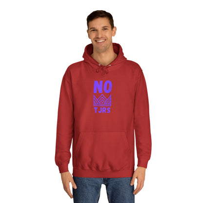 No Kings Purple Crown Unisex College Hoodie