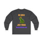 "No Kings, Just Frogs" -- Dark Edition, Unisex Ultra Cotton Long Sleeve Tee