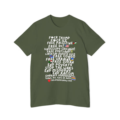 USA-Made Unisex Graphic T-Shirt: Empower Change, Social Justice, Activism, Protest Wear, Comfortable Cotton Tee