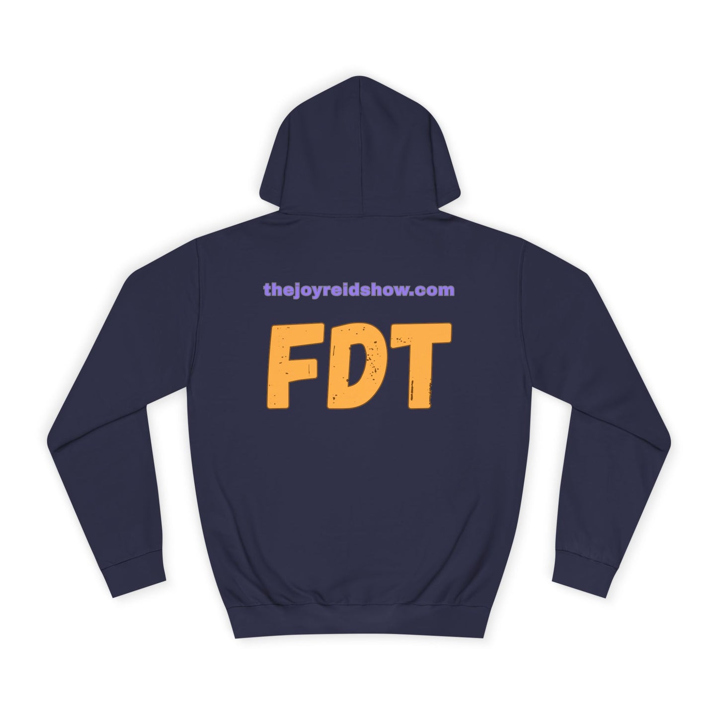 No Kings Purple Crown Unisex College Hoodie