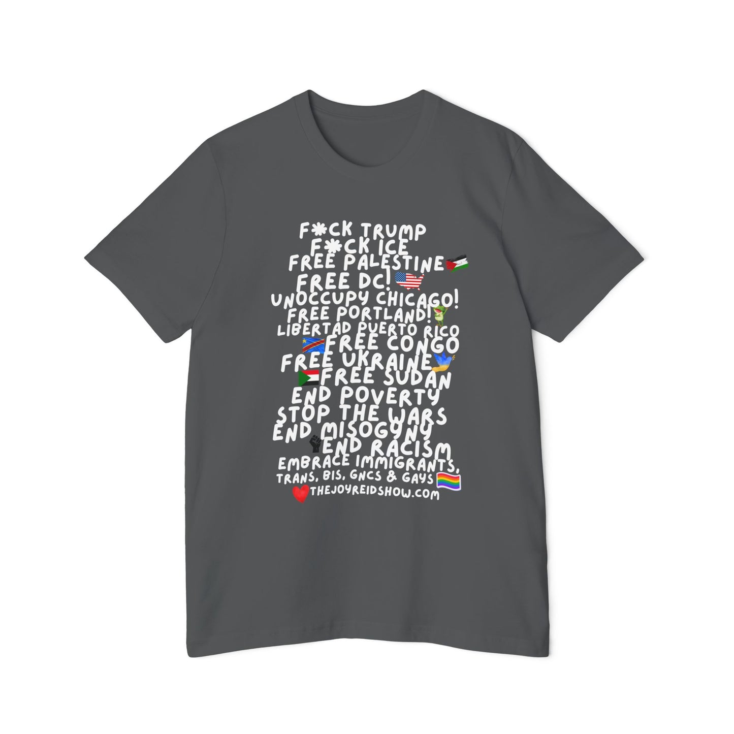 USA-Made Unisex Graphic T-Shirt: Empower Change, Social Justice, Activism, Protest Wear, Comfortable Cotton Tee