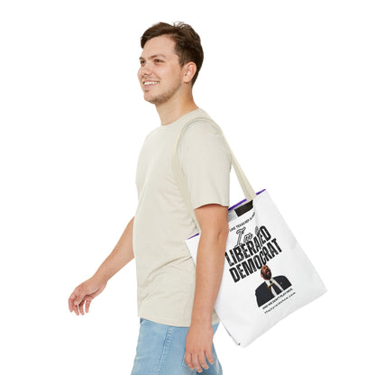 Liberated Democrat Tote Bag - Joy Reid Show AOP, Political Tote, Funny Gift, Statement Bag, Eco-Friendly, Everyday Use