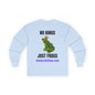 "No Kings, Juat Frogs" Unisex Ultra Cotton Long Sleeve Tee