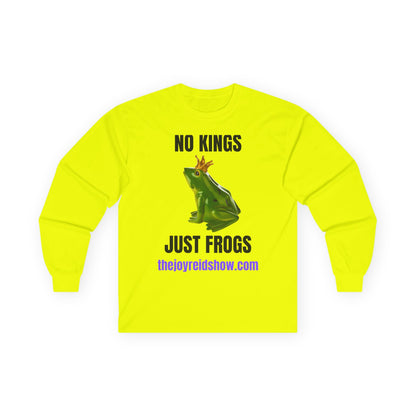 "No Kings, Juat Frogs" Unisex Ultra Cotton Long Sleeve Tee