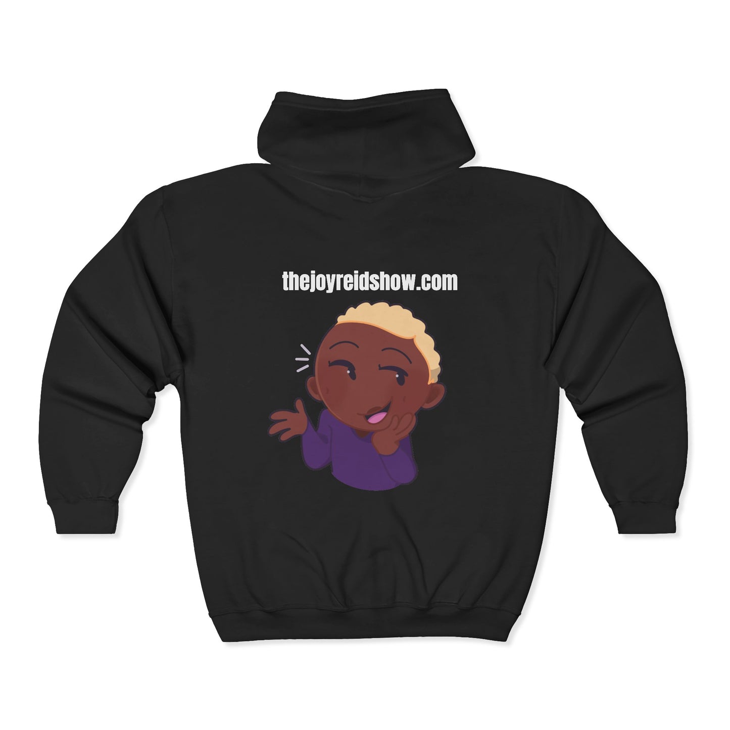Team TJRS Unisex Heavy Blend™ Full Zip Hooded Sweatshirt With Character On Back