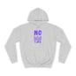 No Kings Purple Crown Unisex College Hoodie