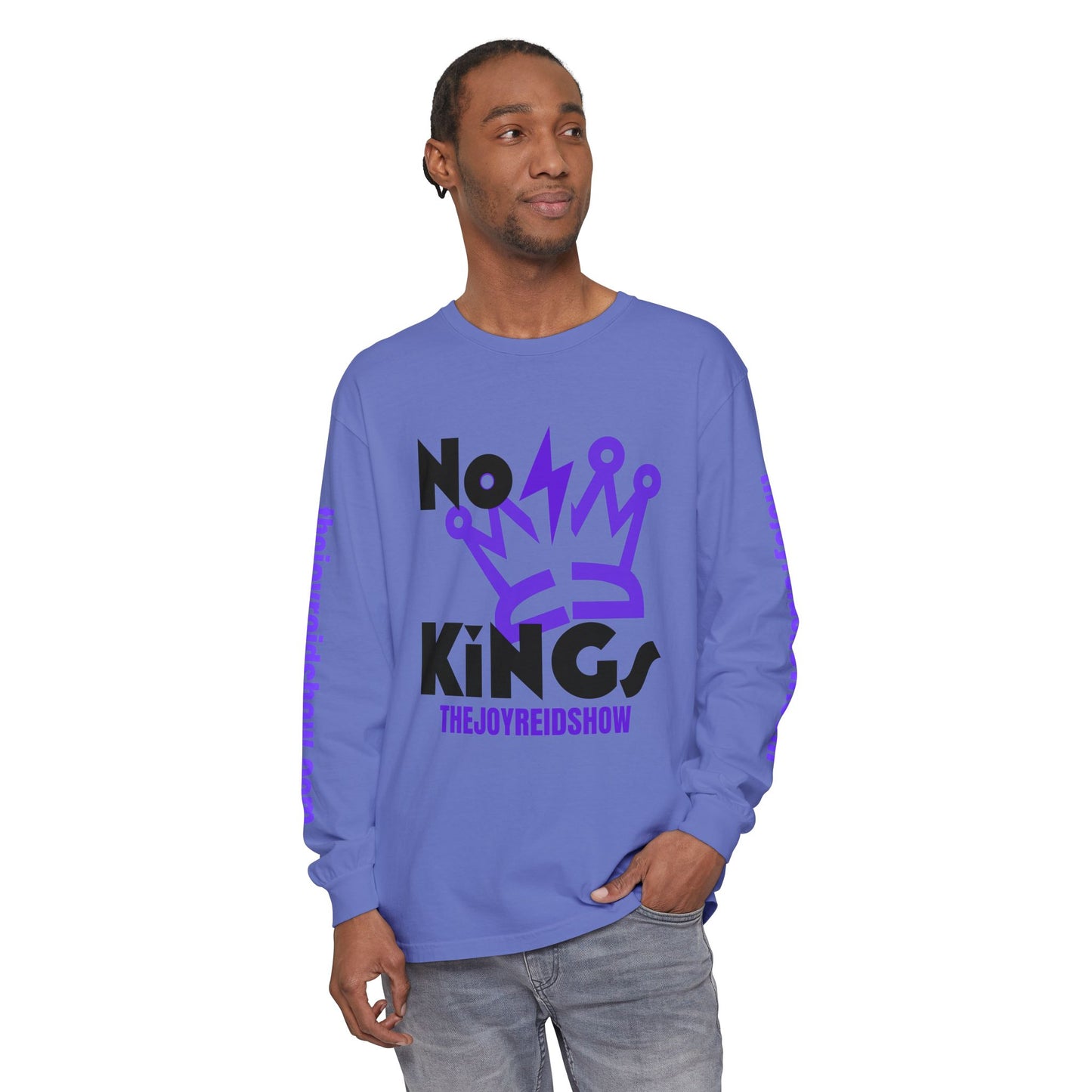 NO KINGS TJRS Unisex Tee-dyed Long Sleeve T-Shirt