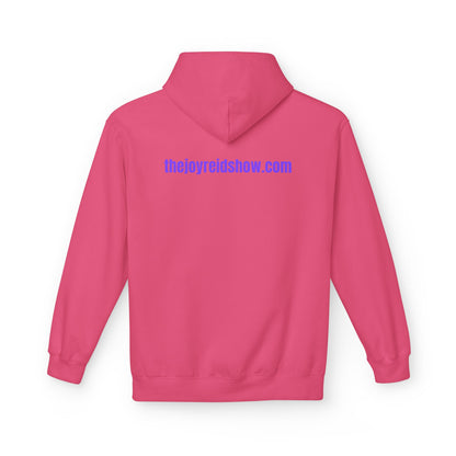 TJRS Joy Cartoon Character Hoodie — TheJoyReidShow Branded Pullover