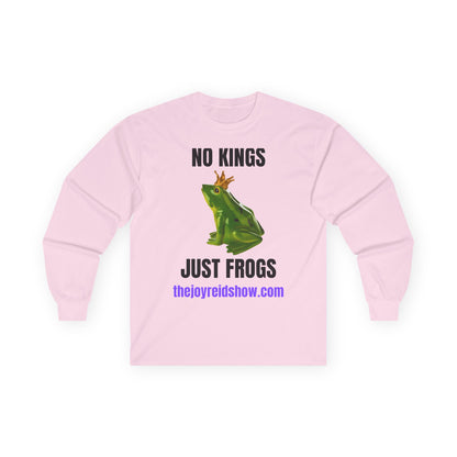 "No Kings, Juat Frogs" Unisex Ultra Cotton Long Sleeve Tee