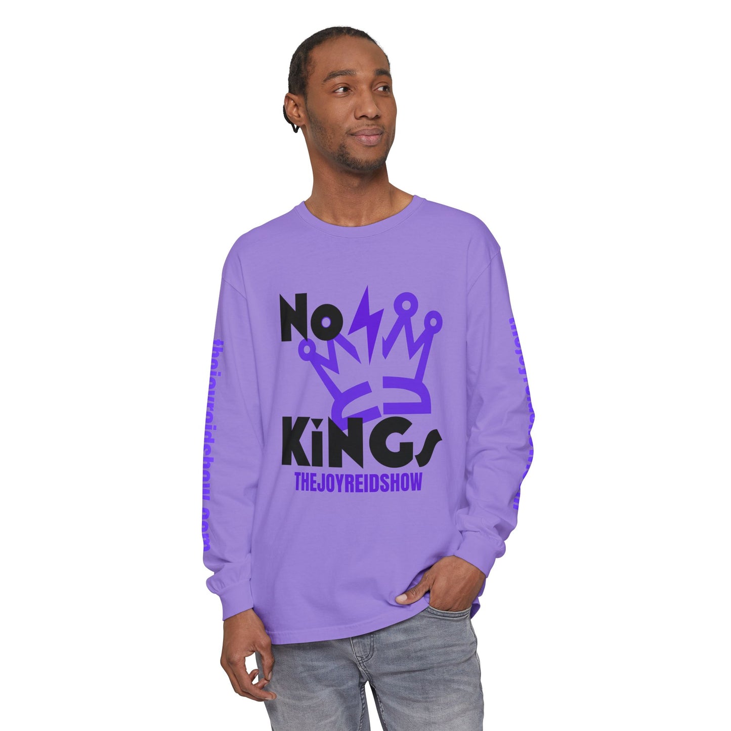 NO KINGS TJRS Unisex Tee-dyed Long Sleeve T-Shirt