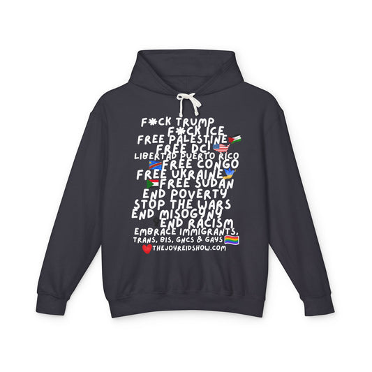 TJRS F**k ICE & Tr**p  — Protest Slogan Hoodie