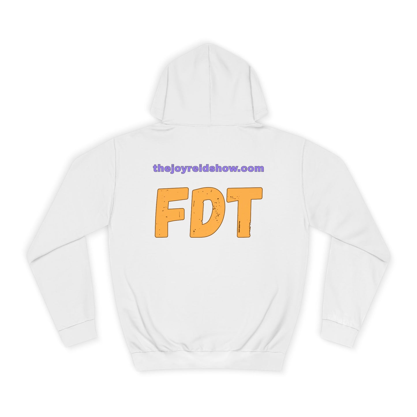 No Kings Purple Crown Unisex College Hoodie