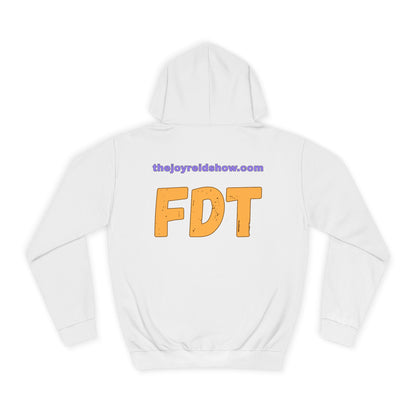 No Kings Purple Crown Unisex College Hoodie