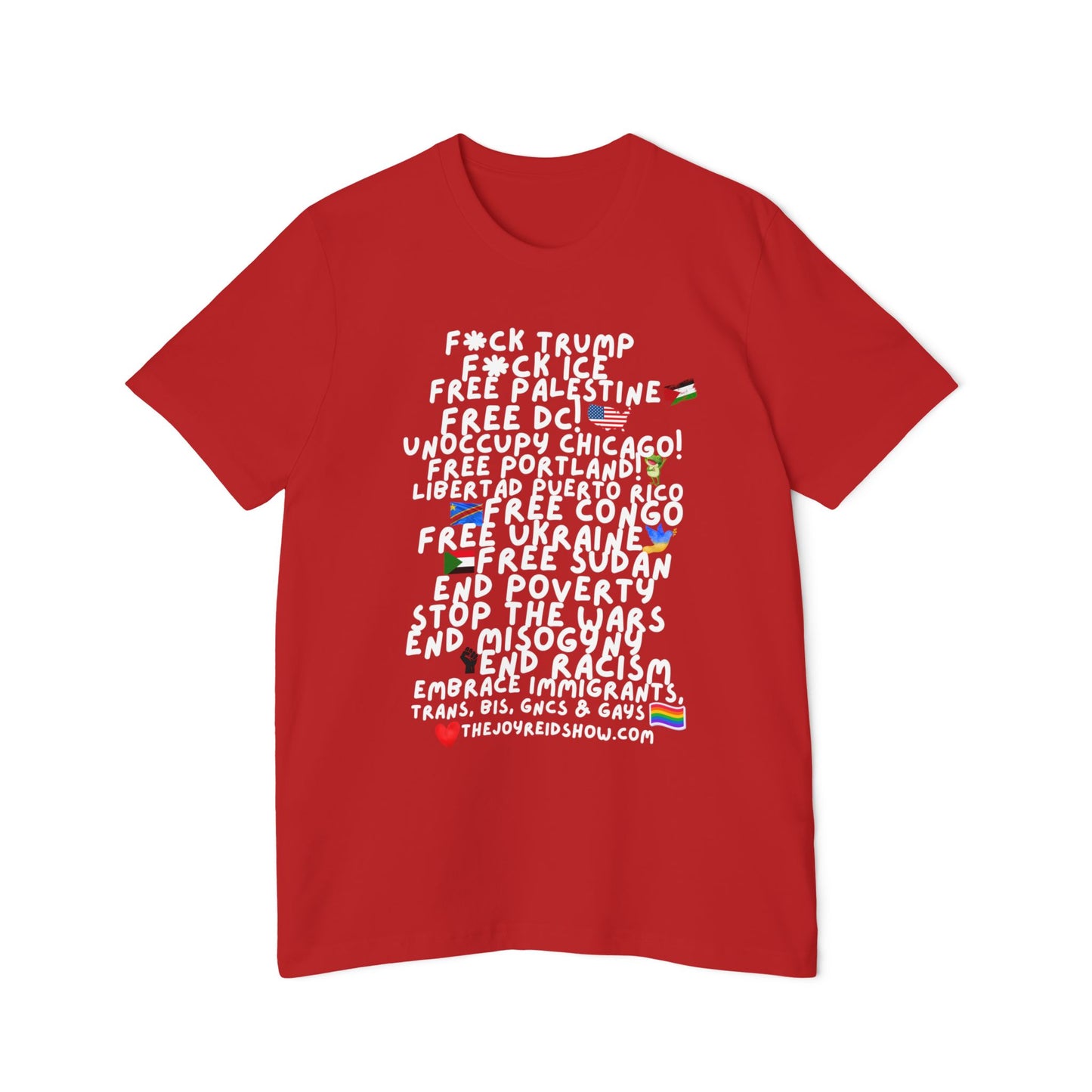 USA-Made Unisex Graphic T-Shirt: Empower Change, Social Justice, Activism, Protest Wear, Comfortable Cotton Tee