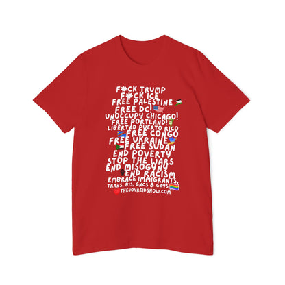 USA-Made Unisex Graphic T-Shirt: Empower Change, Social Justice, Activism, Protest Wear, Comfortable Cotton Tee
