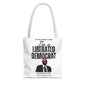 Liberated Democrat Tote Bag - Joy Reid Show AOP, Political Tote, Funny Gift, Statement Bag, Eco-Friendly, Everyday Use
