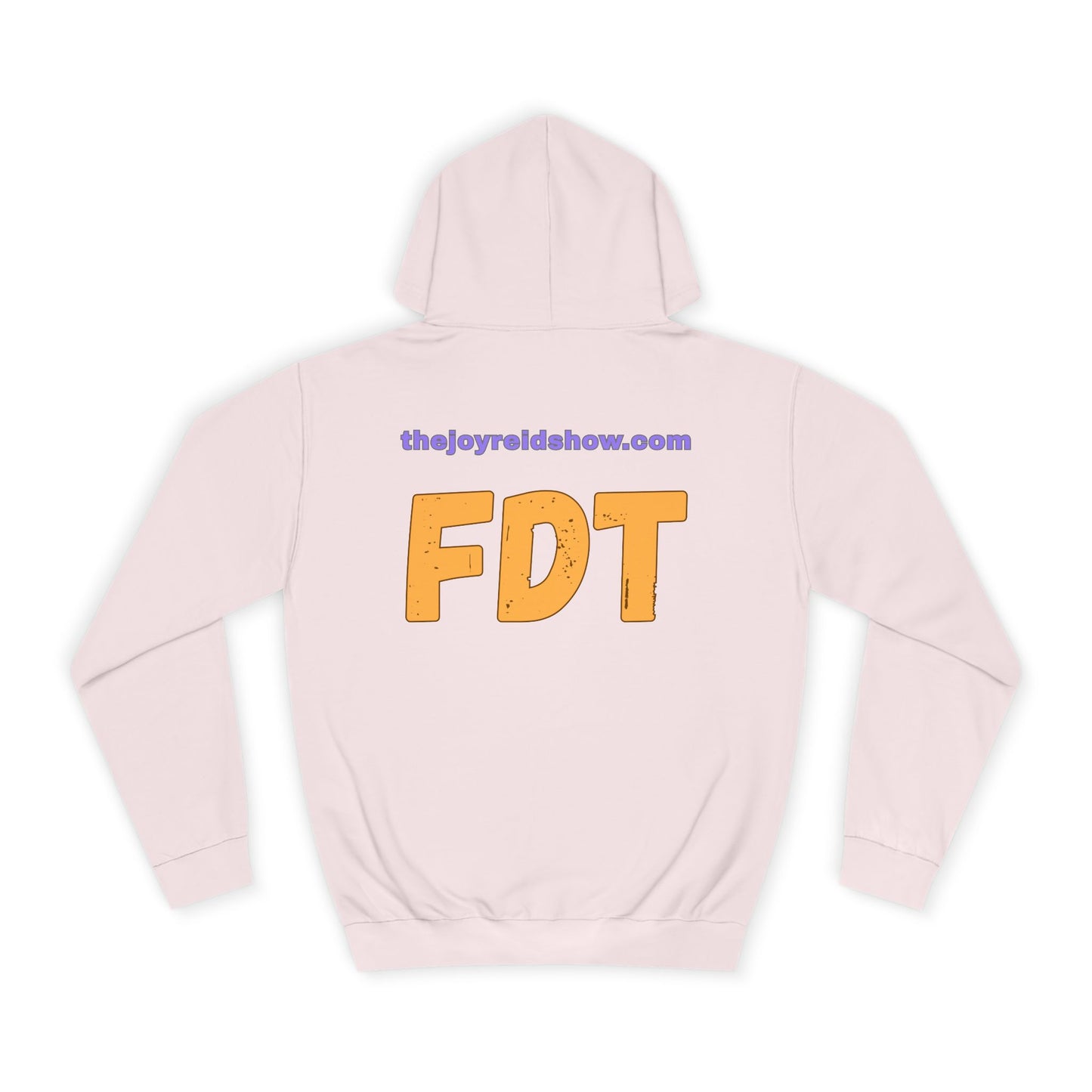 No Kings Purple Crown Unisex College Hoodie