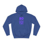 No Kings Purple Crown Unisex College Hoodie